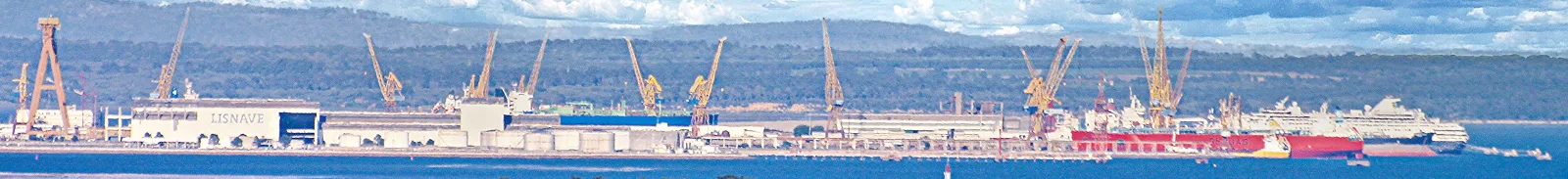 Mitrena industrial zone — home of the pulp and paper complex