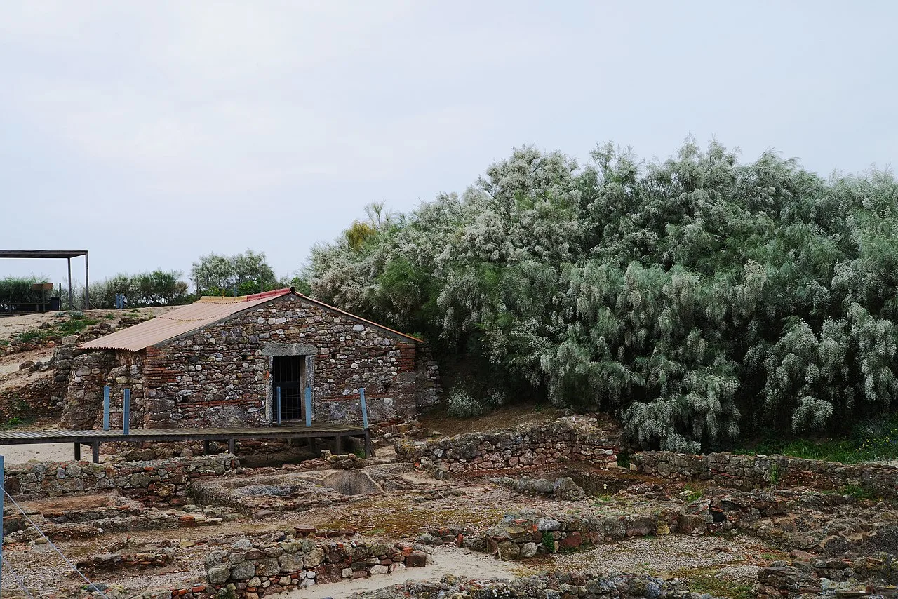 Ruins of the Roman complex of Cetobriga on the Troia Peninsula