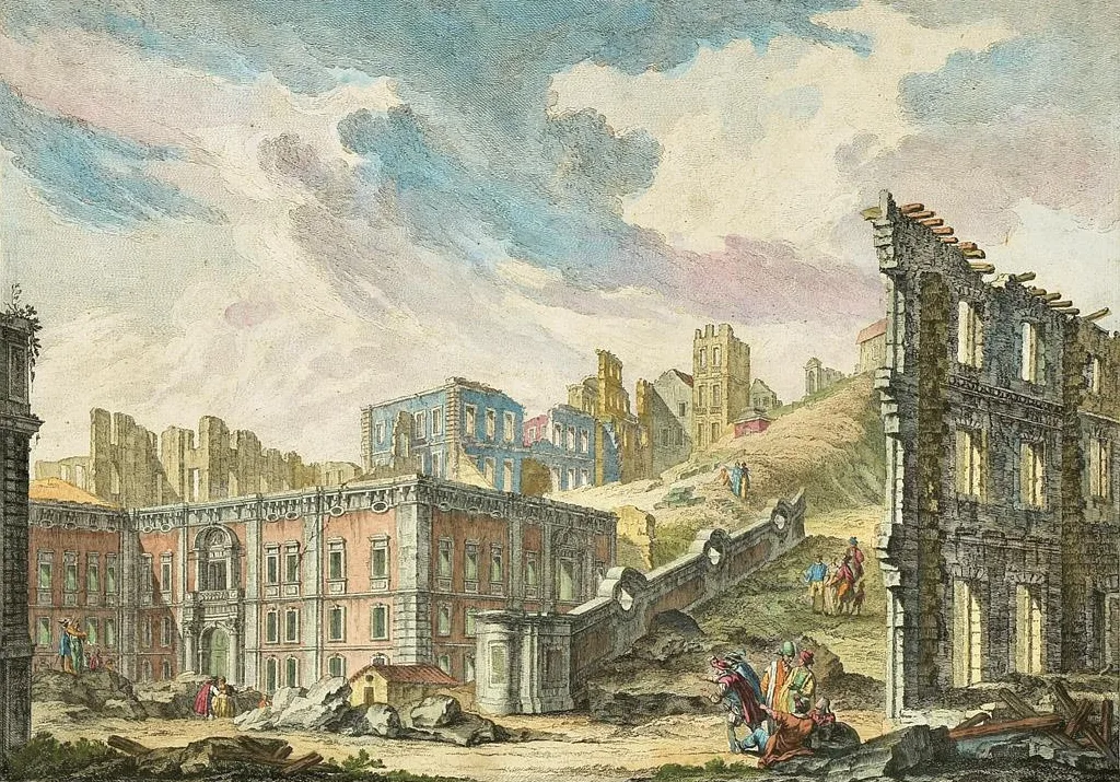 Ruins after the 1755 earthquake