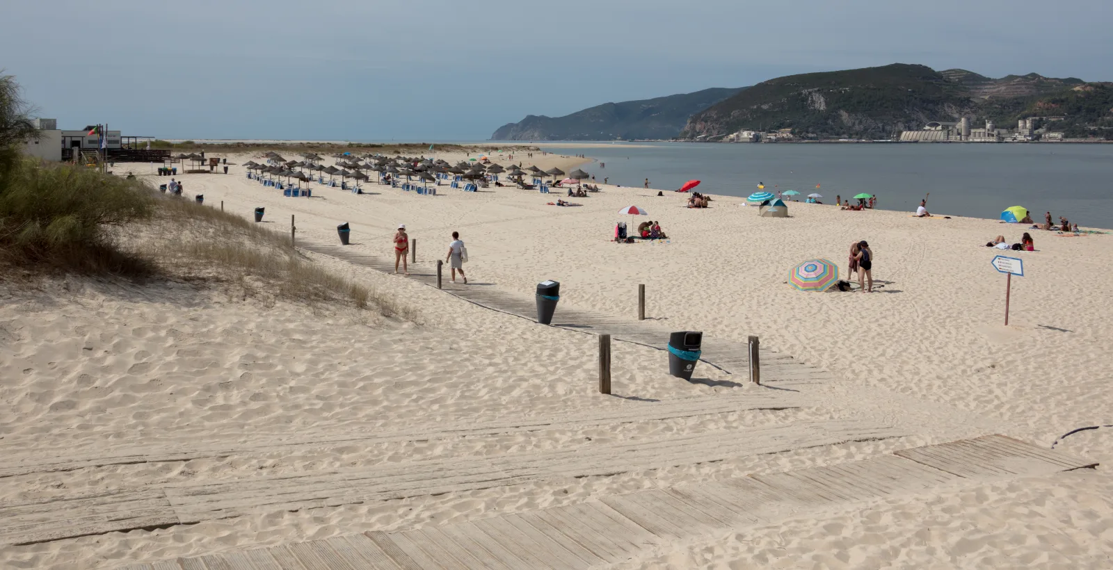 Praia de Tróia-Mar — an endless strip of white sand on the Atlantic coast