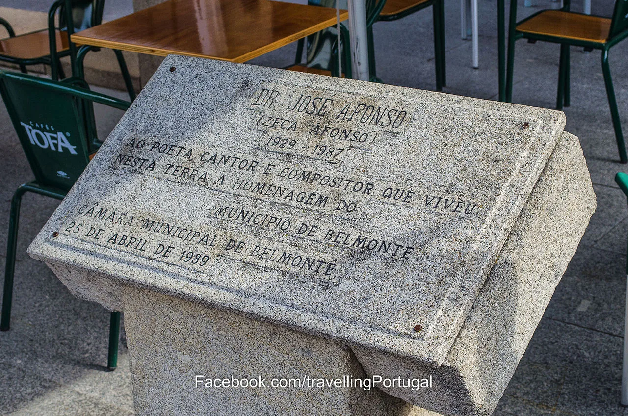 Zeca Afonso memorial in Belmonte