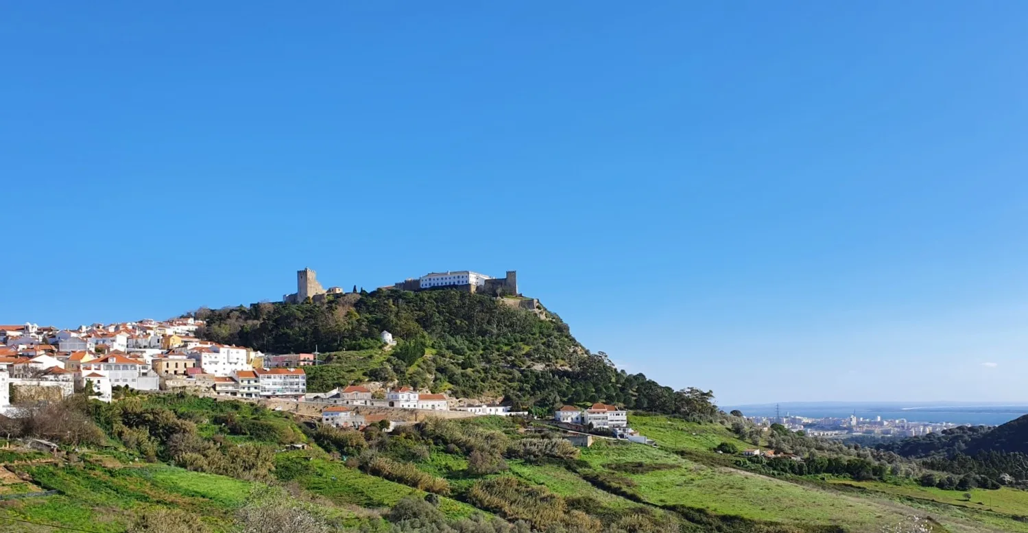 View towards Setubal and Troia peninsula