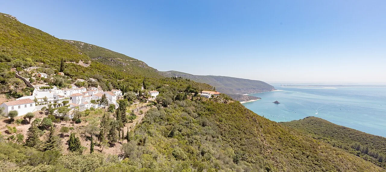 Panoramic view of the Arrabida Convent