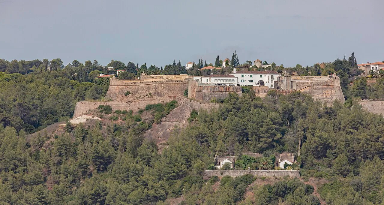 Panoramic view of Fort Sao Filipe