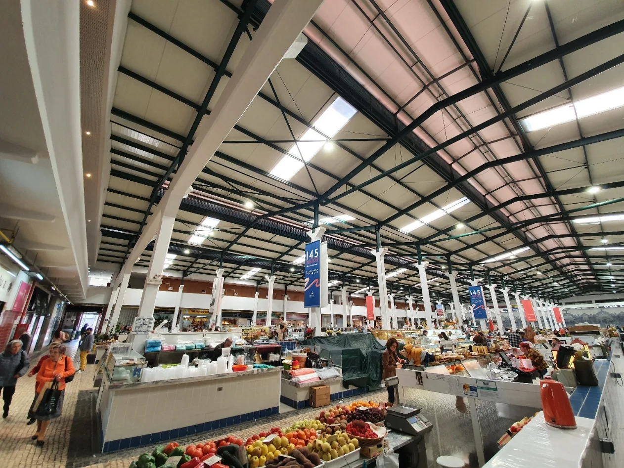 Interior of Mercado do Livramento