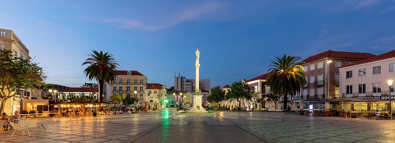 Panoramic view of Bocage Square